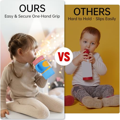Silicone Handle & Boot for Owala Kids Tumbler 12oz 15oz - Blue