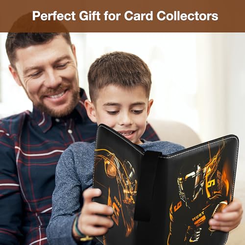 RONMONG Football Card Binder 440 Pockets, Sports Trading Card Album, Football Style