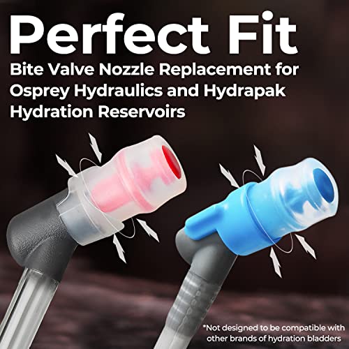 Samorillo 5-Pack Replacement Bite Valve Nozzles Compatible with