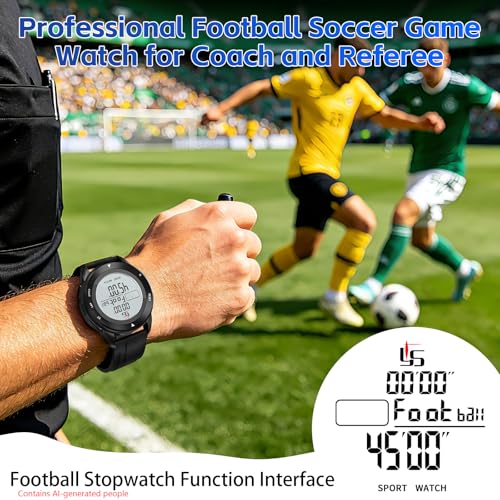 Professional Soccer Referee Watch YS2020 - Game Timer & Stopwatch