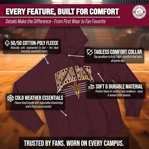 NCAA Overtime Classics Hooded Sweatshirt Men Women - Campus Colors