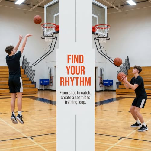 Basketball Return Attachment for Hoop, Ball System