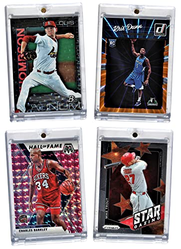 One Touch Card Holder - 5 Pack 35pt Magnetic Sleeves for Sports Cards