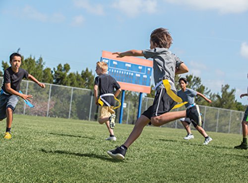 Flag Football Set with 10 Belts, Flags, Cones & Rules - 0 / Flag Football Set