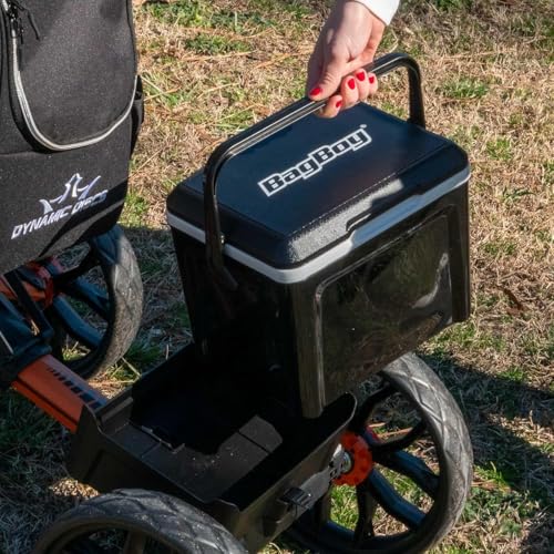 Quad Pro Disc Golf Cart - White/Black