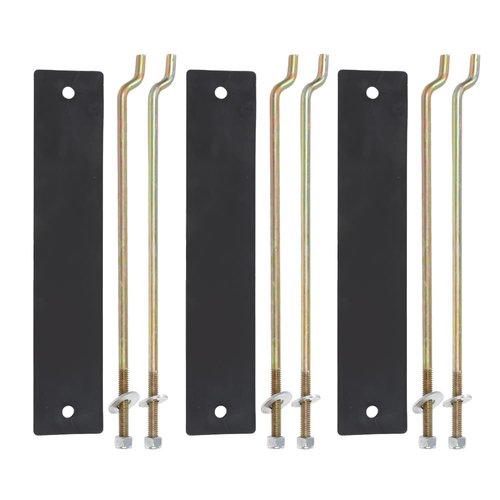 PIT66 Golf Cart Battery Hold Down Retainer Plate Rod Kit Compatible with Club Car DS and Carryall Electric Golf Cart 1981-2013