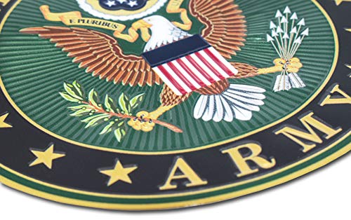 US Army Crest Premium Embossed Car Decal - 3.25" Army Seal