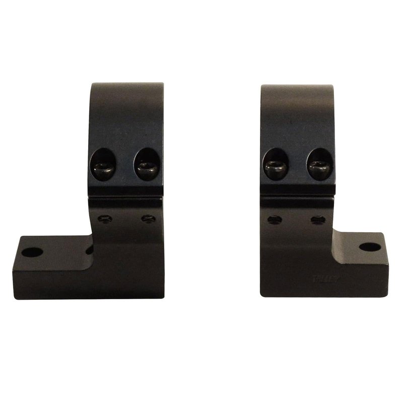 Talley Lightweight Alloy 1in High Black Scope Mounts Compatible with Weatherby