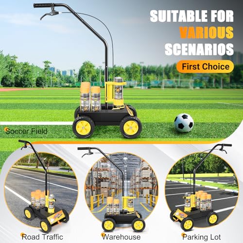 Line Marking Machine - Adjustable 2-4 Inch Width for Fast Accurate Striping