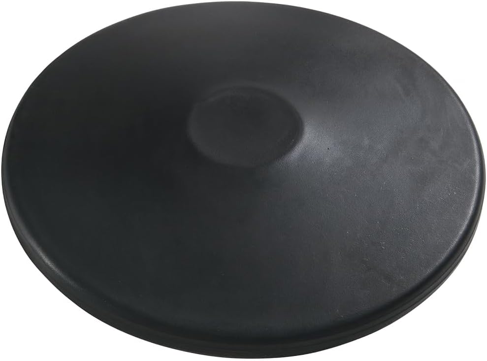 Skiennix Black Rubber Discus - Durable 1 Kilogram Practice Disc for Athletes