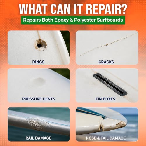 Super Epoxy Repair Kit for Surfboards - 3 oz Ding All Epoxy Resin