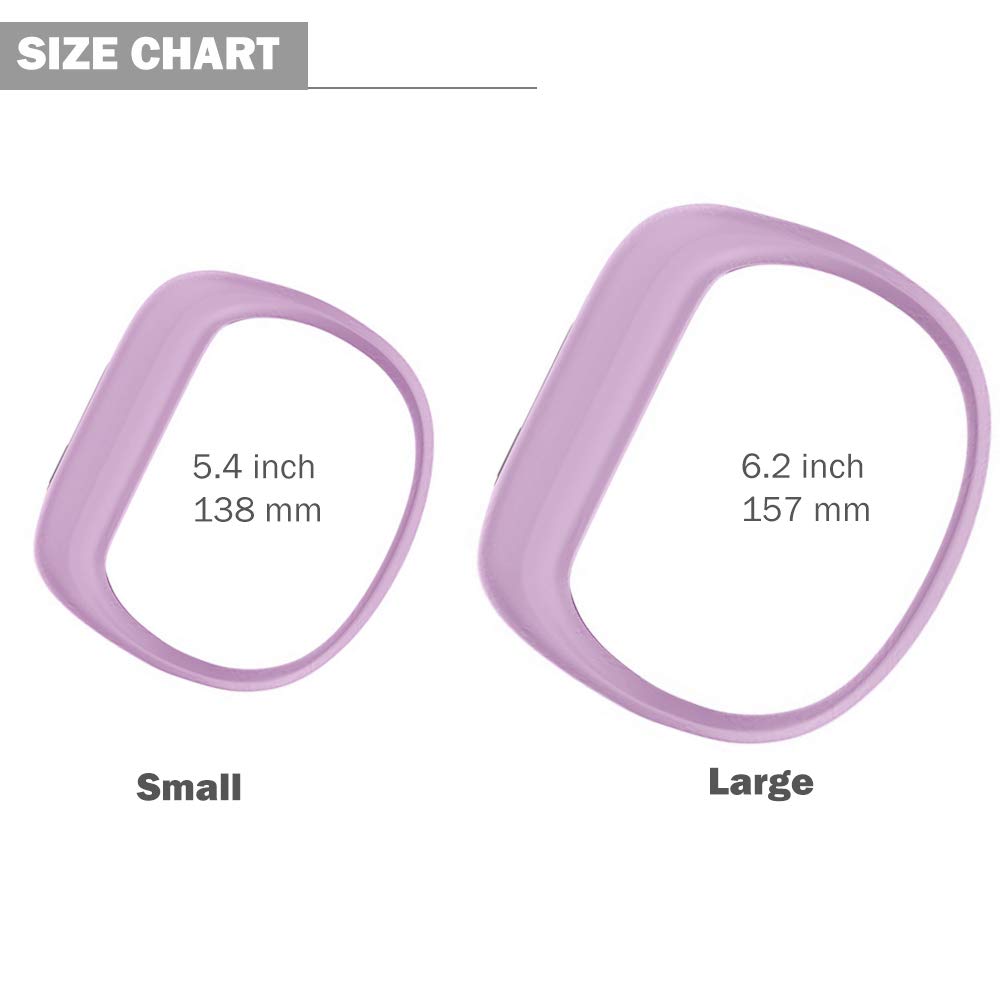 iBREK for Garmin Vivofit jr/jr 2/3 Bands, Silicon Stretchy Replacement Watch Bands for Kids Boys Girls Small Large(No Tracker) (3 Pack: Transparent Pink&Teal&Lavender, Small)