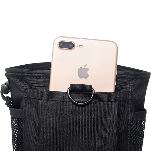 Tactical Molle Admin Pouch Set - 2 Pack with US Flag Patch