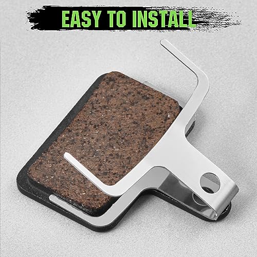 Ceramic Bicycle Disc Brake Pads - 2 Pairs for Shimano, Tektro, TRP