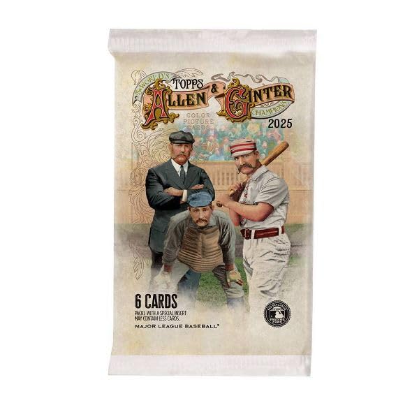 Allen & Ginter Baseball Blaster Box - 8 Mini Cards & Inserts