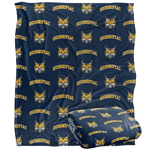 Collegiate Logo Throw Blanket - Silky Touch 50" x 60" - Quinnipiac University
