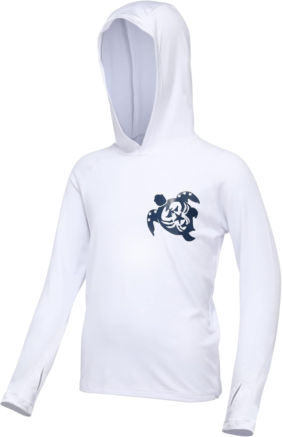 Skiennix Kids Fishing Shirts - Lightweight UV Protection Long Sleeve Hoodies for Outdoor Activities