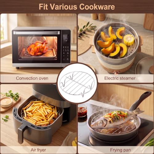Patelai 2-Pack Stainless Steel Cooling & Roasting Racks for Oven & Air Fryer
