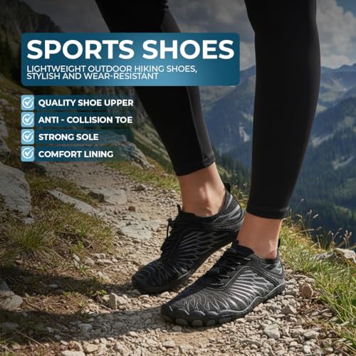 Grounding Barefoot Shoes with Copper - Flexible, 8-8.5 Wide Women / 6-6.5 Wide Men, Black