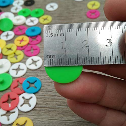 Race Number Bib Clips - 30 Pack Snap & Lock Fasteners