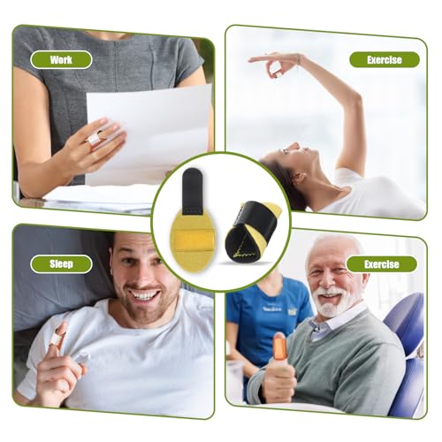8 Pcs Trigger Finger Splint Kit - Adjustable Support Brace