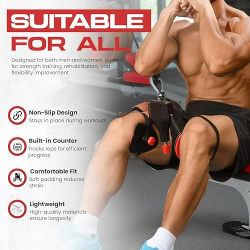 Adjustable Resistance Thigh & Pelvic Floor Exercise Device for Women Men