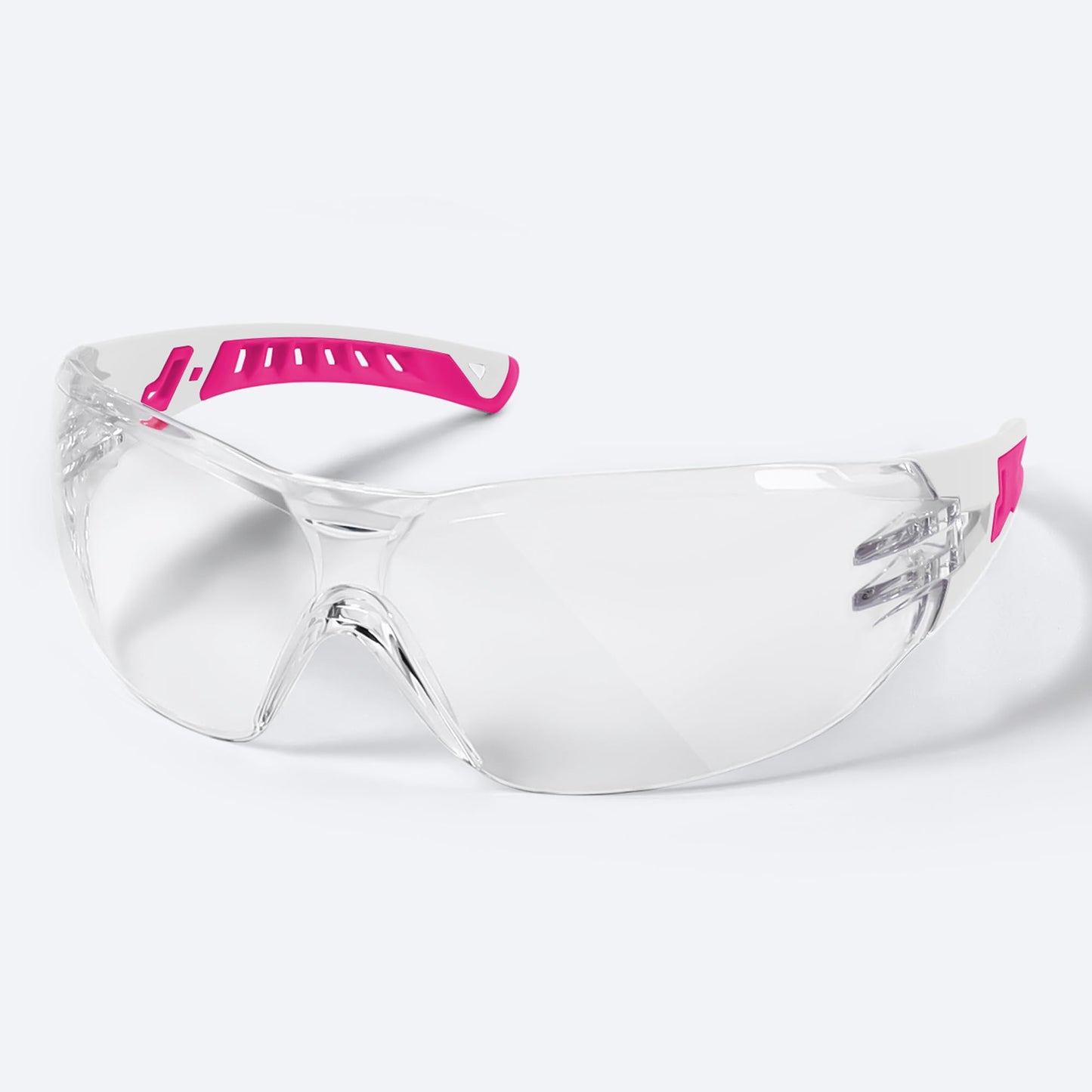 MORK&SUKY Safety Glasses Anti-Fog, Impact-Resistant with UV400 Protection - Lightweight Comfort for Industrial Work, Sports, Outdoor Activities (Clear Lens, Wraparound Design)