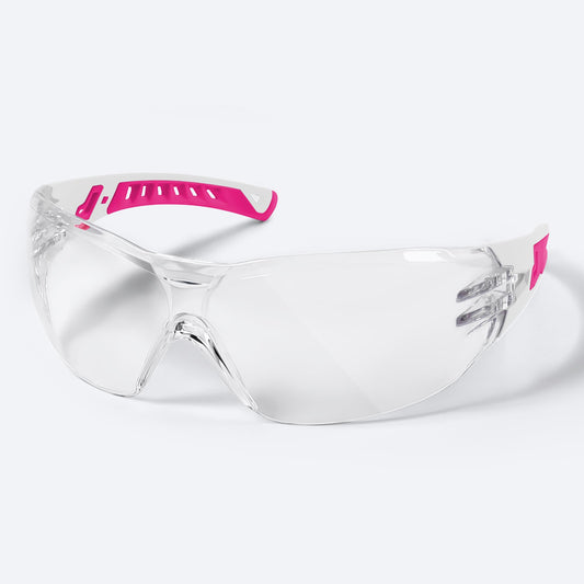 MORK&SUKY Safety Glasses Anti-Fog, Impact-Resistant with UV400 Protection - Lightweight Comfort for Industrial Work, Sports, Outdoor Activities (Clear Lens, Wraparound Design)