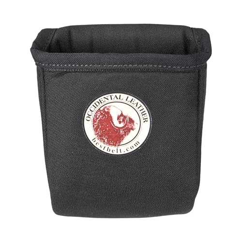 Occidental Leather Deep Clip-On Pouch - Black - Fits Up to 2¡± Work Belt - Made in USA