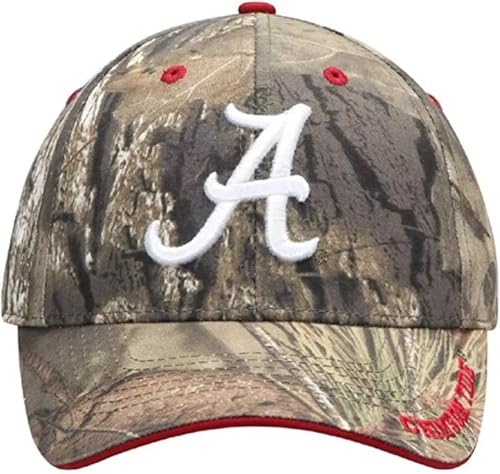 Official Alabama University Camo Baseball Cap Adjustable Embroidered Logo