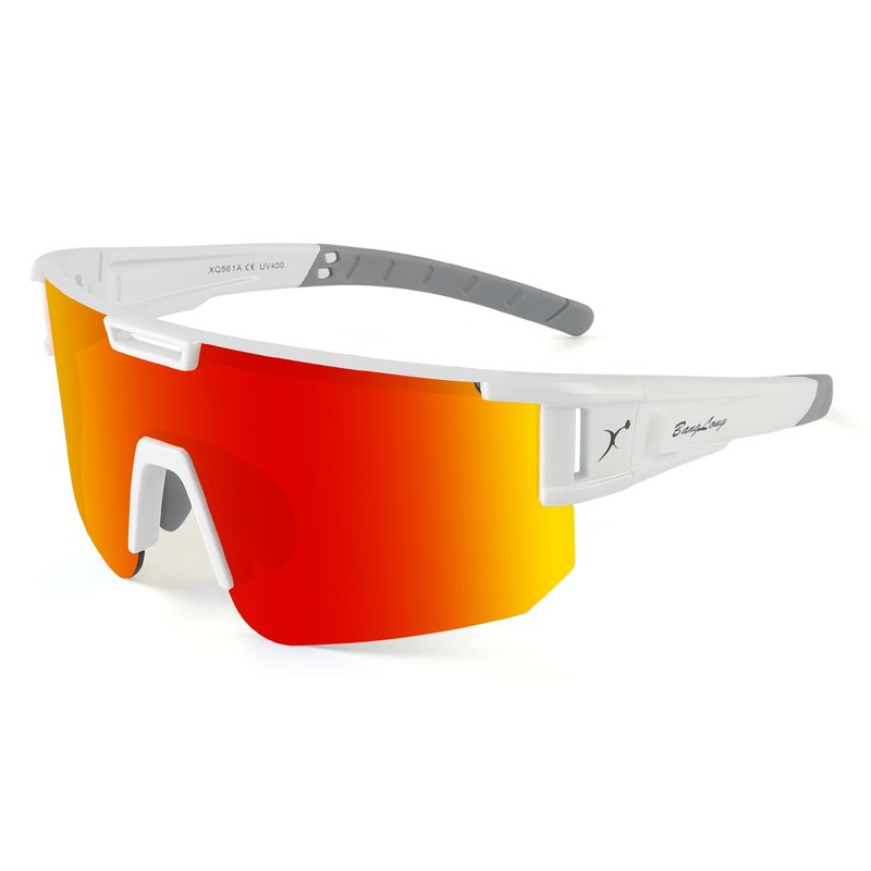 BangLong Sports Cycling Sunglasses for Adults and Youth - UV Protection Wrap Around Sunglasses for Running Biking Baseball Golf