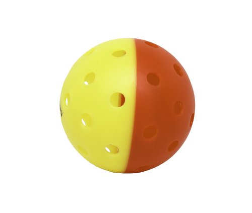 GAMMA Two Tone Training Pickleball Balls, High Visibility Outdoor Pickleballs, Ideal for All Levels of Play, Yellow/Red 3 Pack