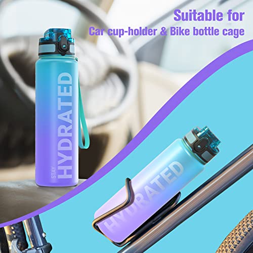 Sahara Sailor 25oz Galaxy Magic Tritan Water Bottle with Time Marker