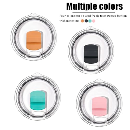Magnetic Slider Replacement for YETI Lids - 8 Pack in 4 Colors