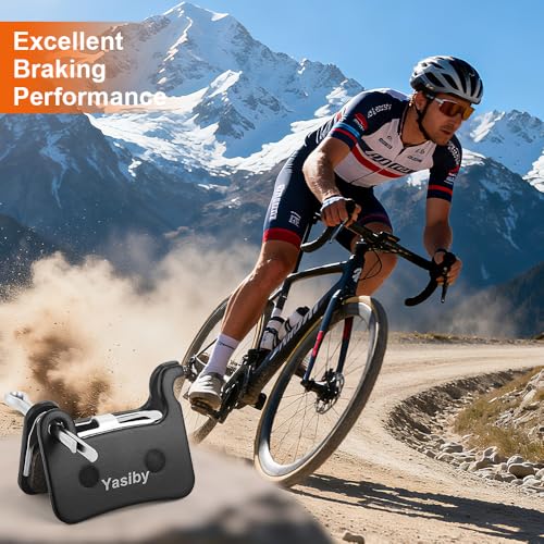High-Performance Disc Brake Pads - 4 Pairs with Installation Tools