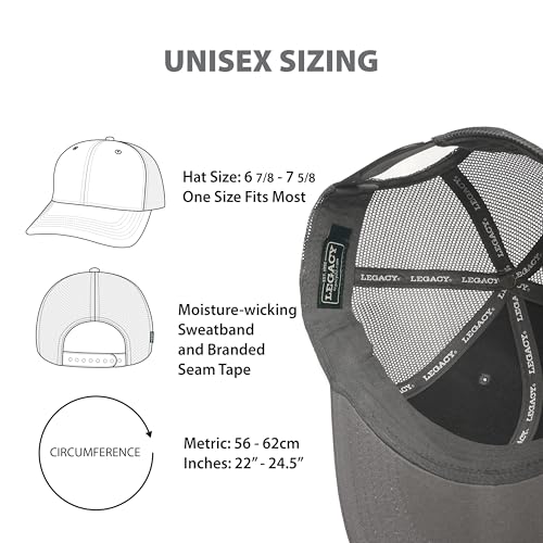 Legacy NCAA Texas Longhorns Mid-Pro Snapback Baseball Cap - Adjustable, Cotton Mesh, One Size-4X-Large