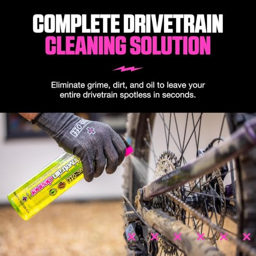 Bike Chain Cleaner - 500ml Drivetrain Degreaser Spray for MTB/Road/BMX