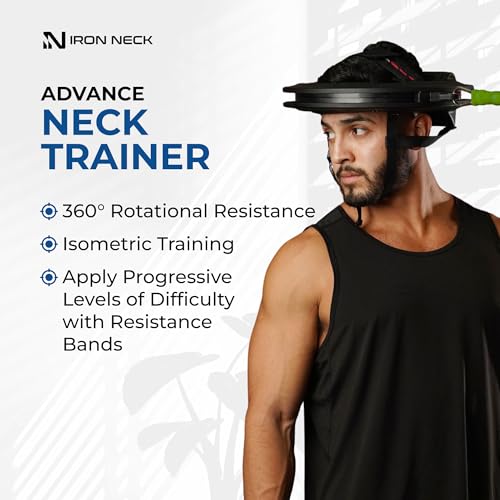 Neck Trainer Strength Kit with Resistance Bands - 360° Training