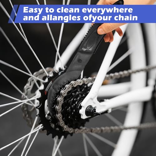 Motorcycle Chain Cleaning Tool Set - 3pcs Brush Kit