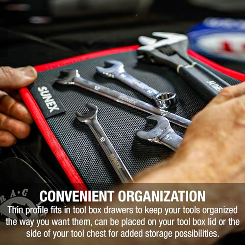 Sunex SXMAGMAT Flexible Magnetic Mat/Organizer, 8"x10", 40LB Rated Capacity