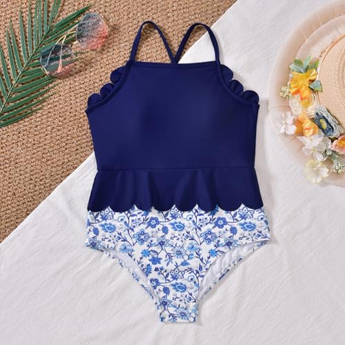 Girls One-Piece Swimsuit - Comfortable Beachwear for Ages 5-14