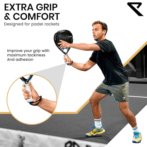 Padel Racket Overgrip - Non-Slip Sweat Absorbent Grip for Tennis & Pickleball