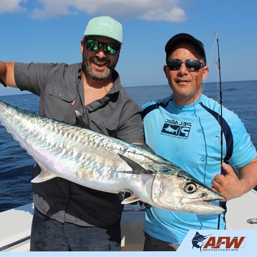 2-Drop Surf Fishing Rig with #4 Wide Gap Hooks - 45 lb Monofilament