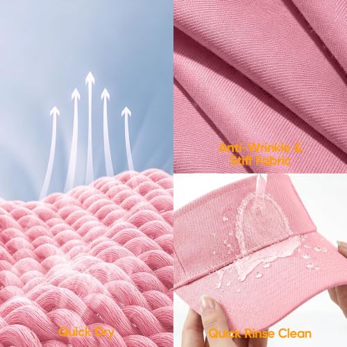 Adjustable Sports Sun Visor Hat for Outdoor Activities - Pink