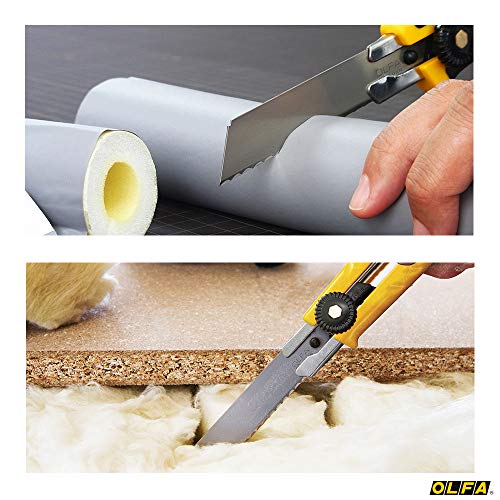 OLFA LBWV3K Wavy Blade Cutter Replacement Blade (Large), Pack of 3