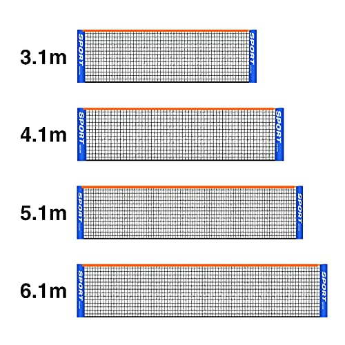 Portable Badminton Net - 3.1m Foldable Sports Net Only