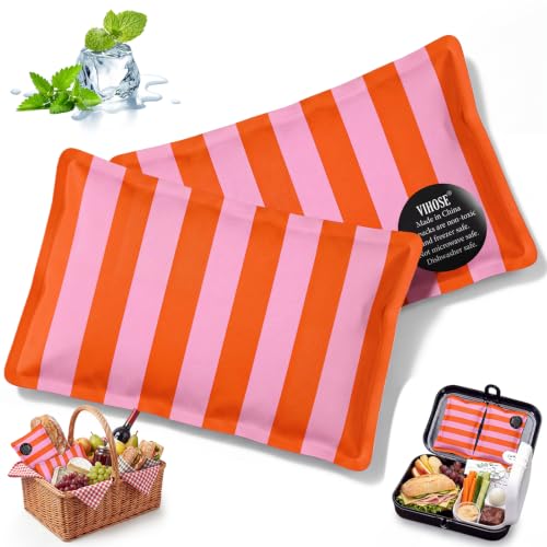 2 Pcs Ice Packs for Lunch Box Bag