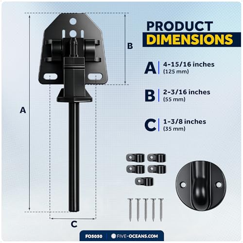 Marine Boat Speedometer Kit with Universal Pitot Tube - Up to 80 MPH