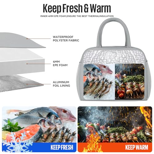 douyadady Lunch Bag&Box Women/Men Insulated&Reusable