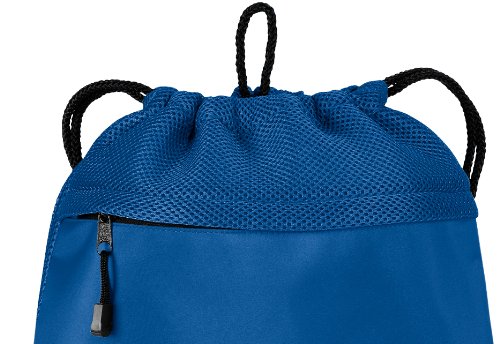 University of Kansas Drawstring Backpack - Microfiber & Mesh